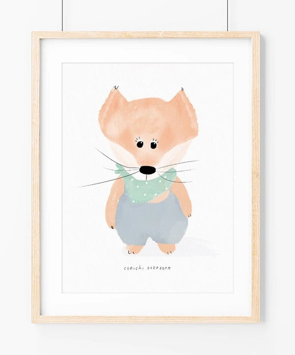 Baby fox ilustração