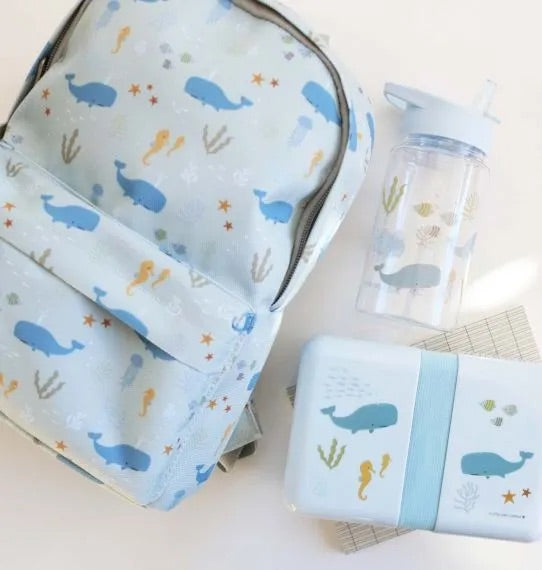 Mini mochila baleias