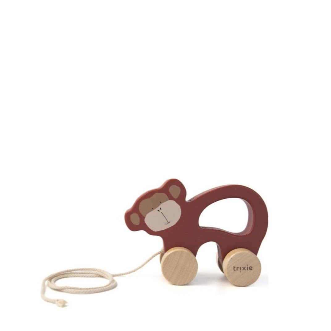 Brinquedo de puxar Trixie - macaco