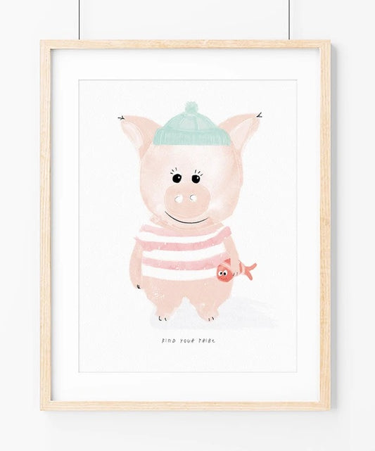 Sailor piglet ilustração