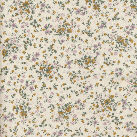 Tecido plastificado - loving liberty creme