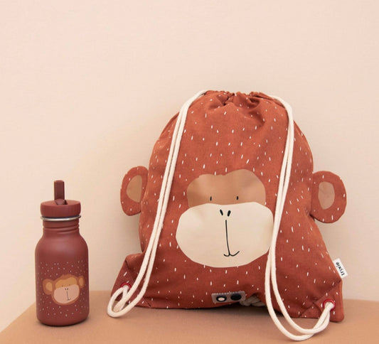Mochila cordões trixie macaco
