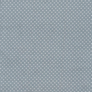 Tecido plastificado - dots dusty blue