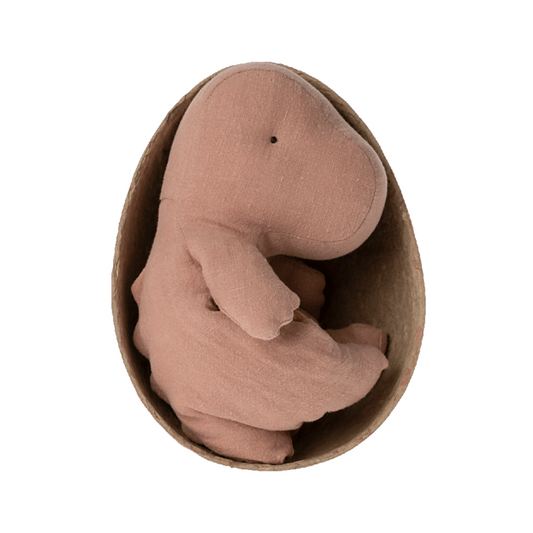 Ovo e dinossauro rosa