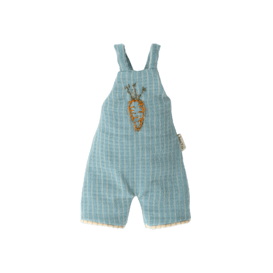 Coelho tamanho 2 jardineiras cenoura