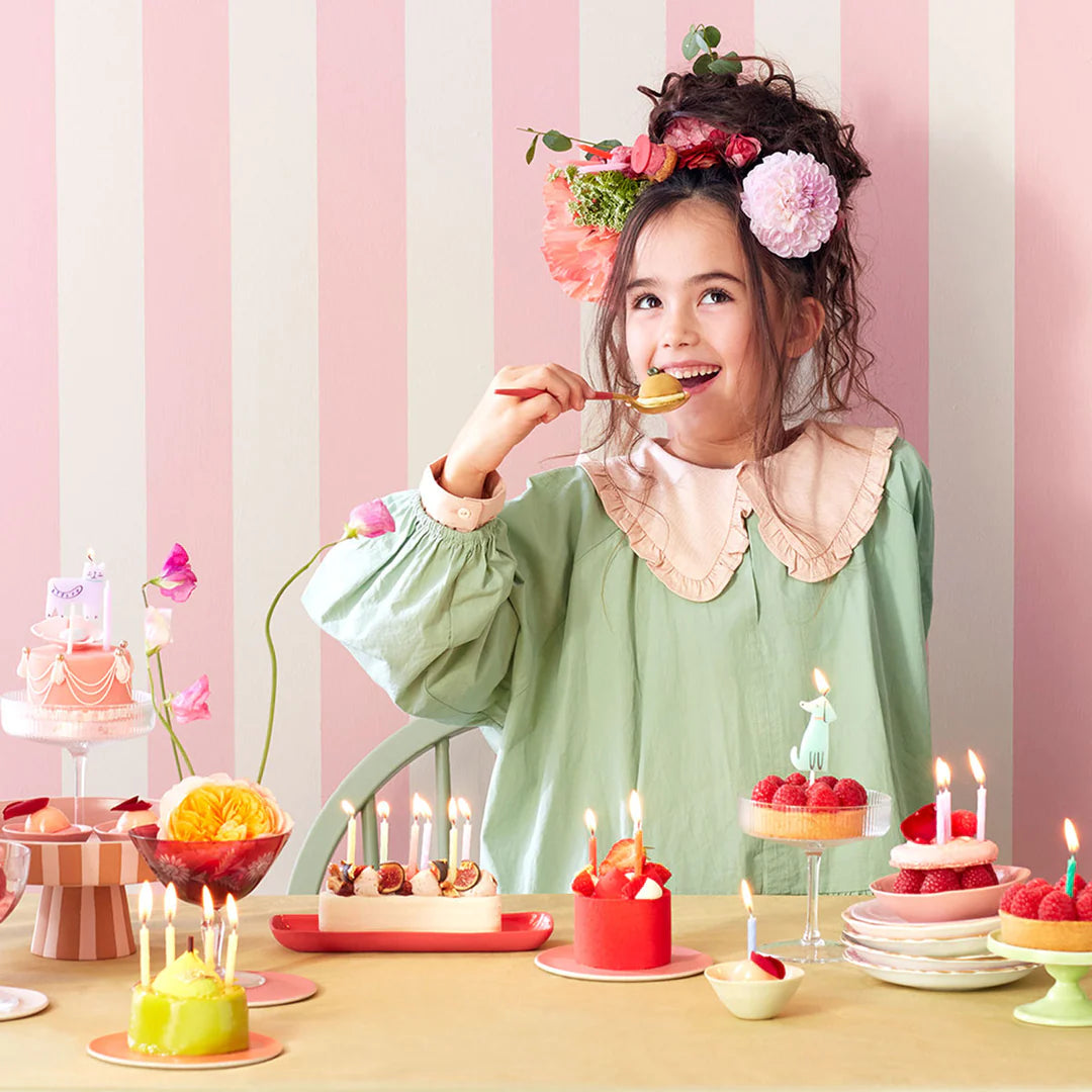 Velas mini twisted arco-íris