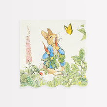 Carregar imagem no visualizador da galeria, Guardanapos peter rabbit jardim grande