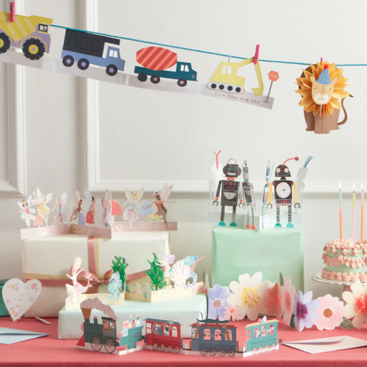 Cartão aniversário leão