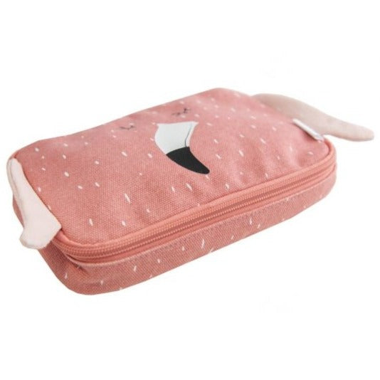 Estojo Trixie retangular - Flamingo