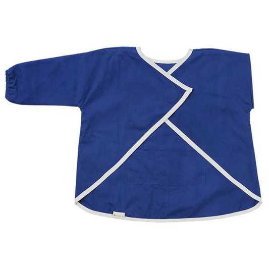 Babete mangas - azul escuro