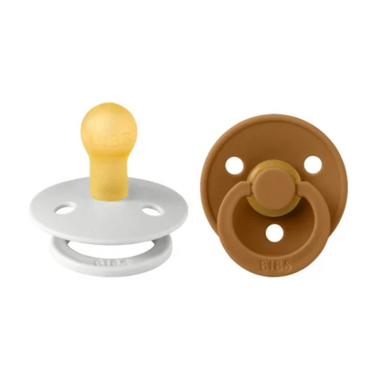 Conj. 2 chuchas BIBS® haze/caramel