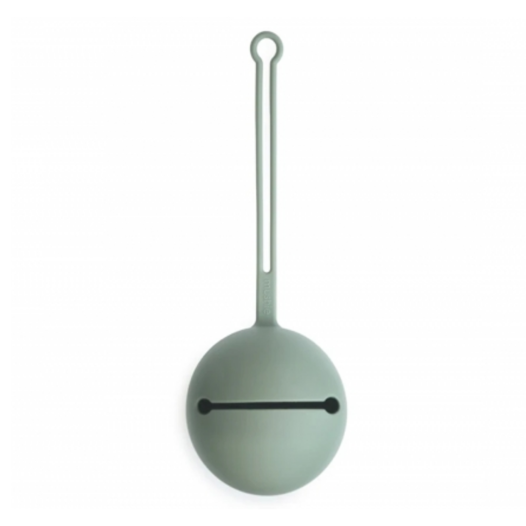 Guarda chuchas mushie - cambridge blue