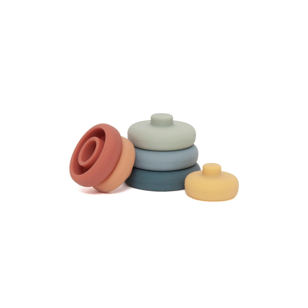 Torre de empilhar silicone baked clay