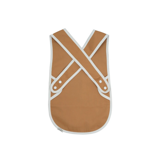 Babete cruzado - ocre