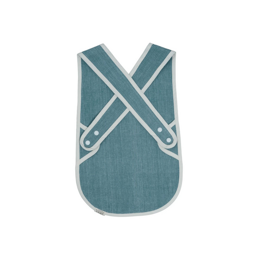 Babete cruzado - azul