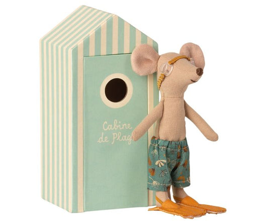 Ratinho na cabana de praia, big brother