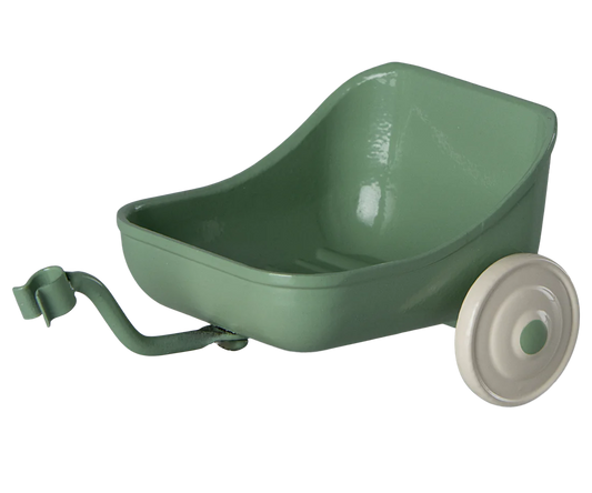 Atrelado de triciclo verde