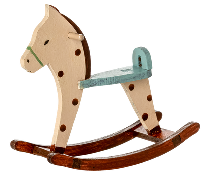 Cavalo de baloiço malhado
