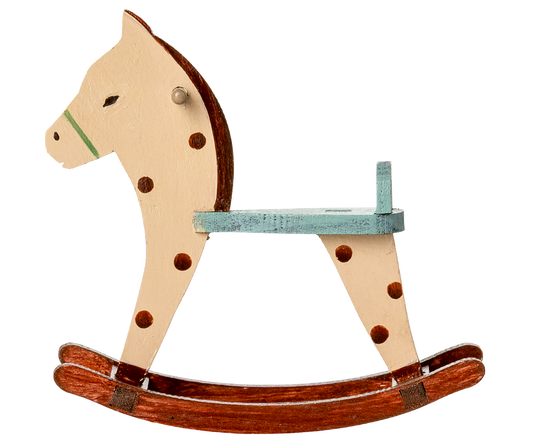 Cavalo de baloiço malhado