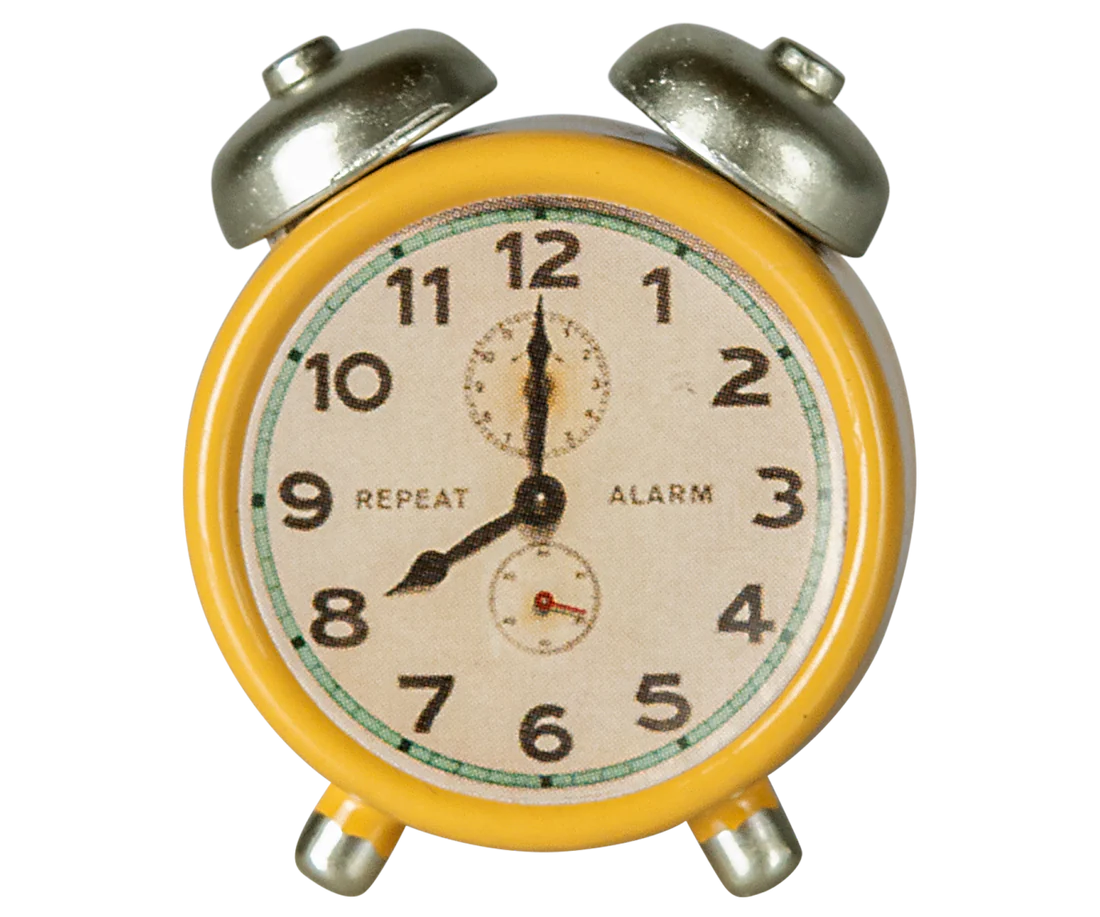 Despertador amarelo