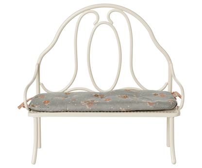 Banco vintage, Miniatura - Branco creme