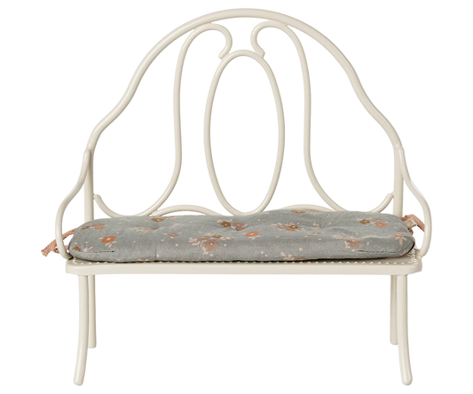 Banco vintage, Miniatura - Branco creme