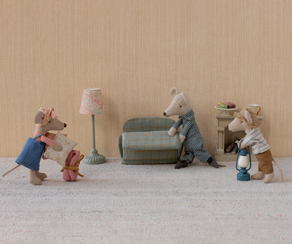 Candeeiro de pé vintage - Menta