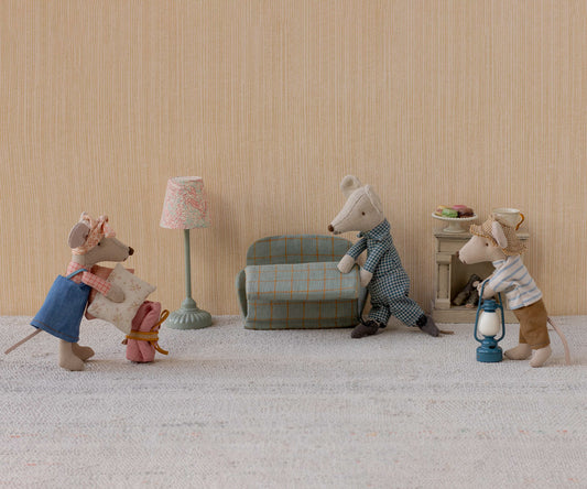 Candeeiro de pé vintage - Menta