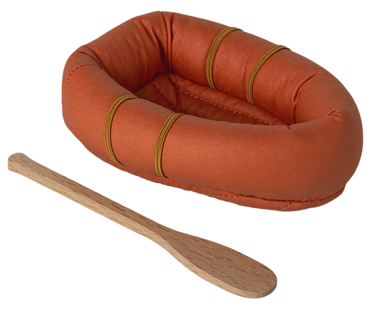 Barco de borracha laranja