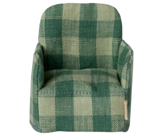 Poltrona quadrados verde