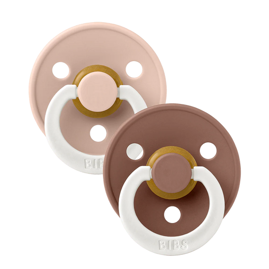 Conj. 2 chuchas BIBS® noturnas - Blush Glow/Woodchuck