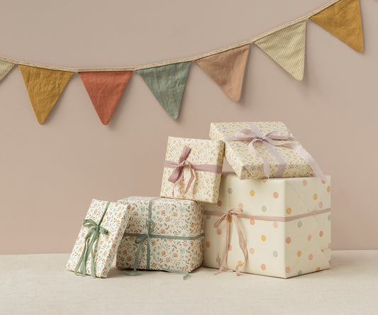 Papel de embrulho merle heather