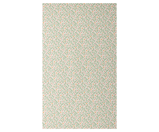 Papel de embrulho berry branches - Verde