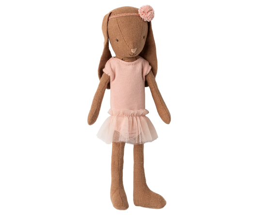 Coelhinha, Tamanho 1, Chocolate - Maillot de Ballet com tutu rosa