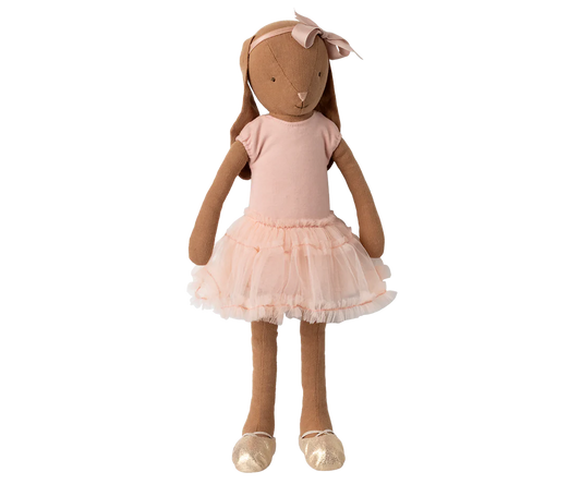 Coelhinha, Tamanho 3, Chocolate - Maillot de Ballet com tutu rosa