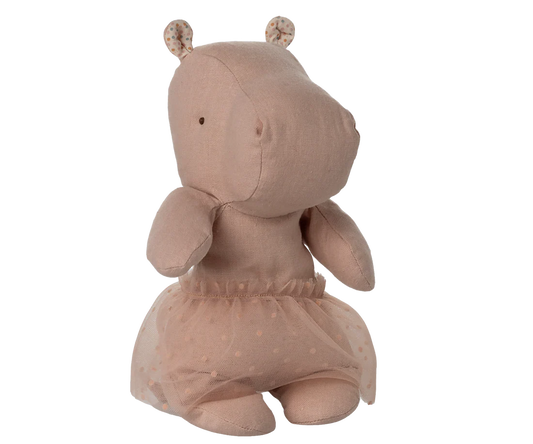 Safari Friends, Hipopótamo com saia, Pequeno - Rosa claro