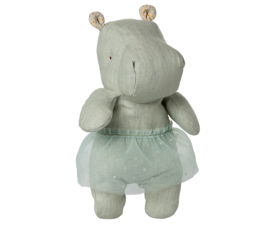 Safari Friends, Hipopótamo com saia, Pequeno - Verde menta