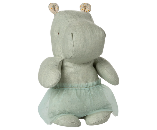 Safari Friends, Hipopótamo com saia, Pequeno - Verde menta