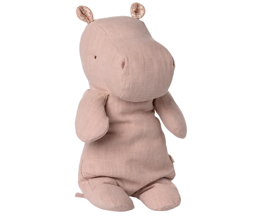 Safari Friends, Hipopótamo, Médio - Rosa claro