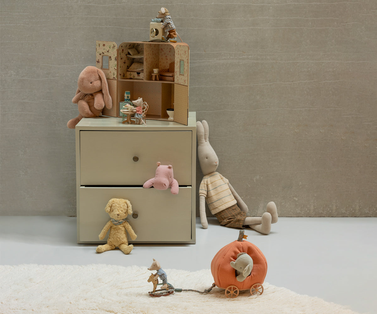 Bunny plush médio - cream peach