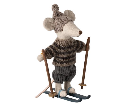 Ratinho com conjunto de ski, Big brother - Cinza
