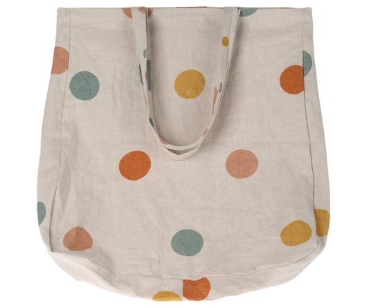 Saco, bolinhas multicoloridas - Grande