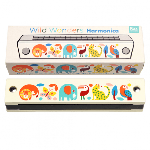 Harmónica de madeira wild wonders