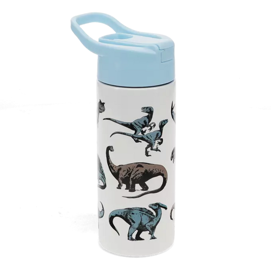Garrafa metálica dinossauros