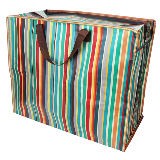 Saco jumbo - riscas coloridas