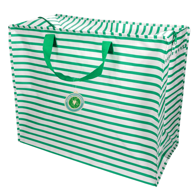 Saco jumbo - Riscas verde