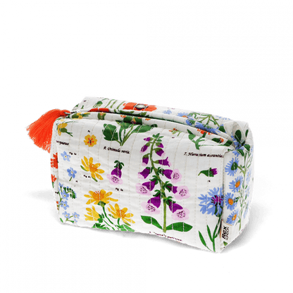 Necessaire pequeno acolchoado wild flowers