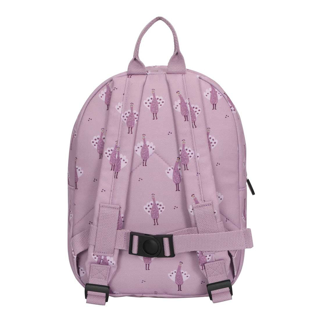 Mochila estampada pavão