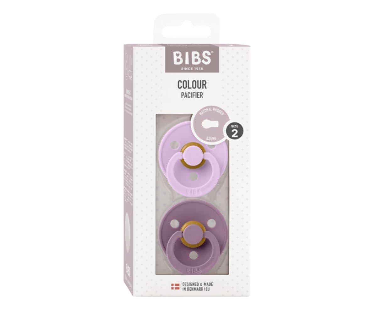 Conj. 2 chuchas BIBS® Violet Sky/Mauve