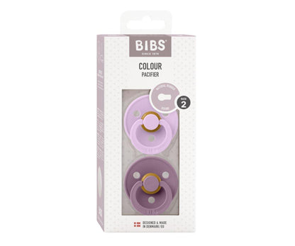 Conj. 2 chuchas BIBS® Violet Sky/Mauve